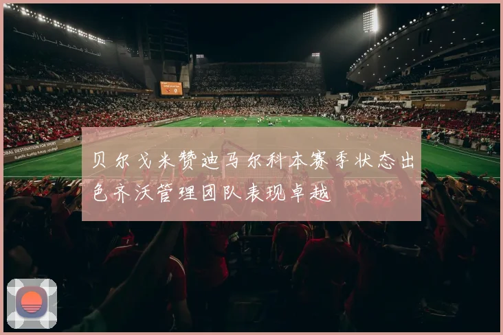 贝尔戈米赞迪马尔科本赛季状态出色齐沃管理团队表现卓越